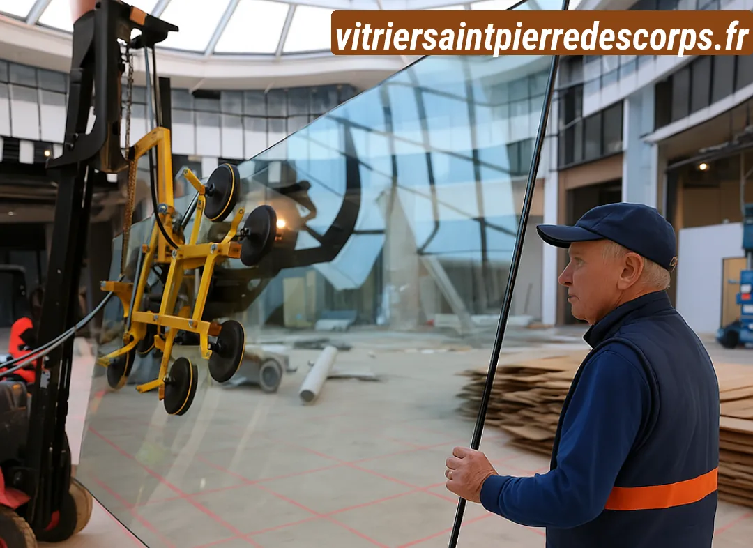 Remplacement de vitrine magasin Saint-Pierre-des-Corps